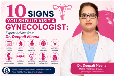 10 Signs You Should Visit a Gynecologist: Expert Advice from Dr. Deepali Meena